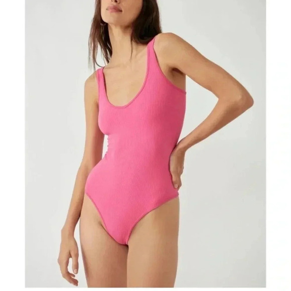 BEST SELLER 5 ⭐️ Free People XYZ Recycled Bodysuit XS/S NWT - Picture 1 of 4
